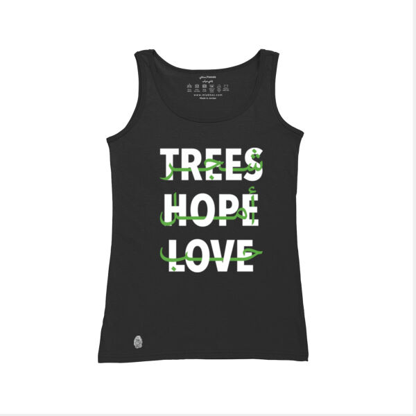 Trees. Love. Hope Woman's Tank Top  Thumbnail