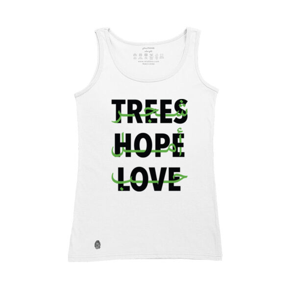 Trees. Love. Hope Woman's Tank Top  2 Thumbnail