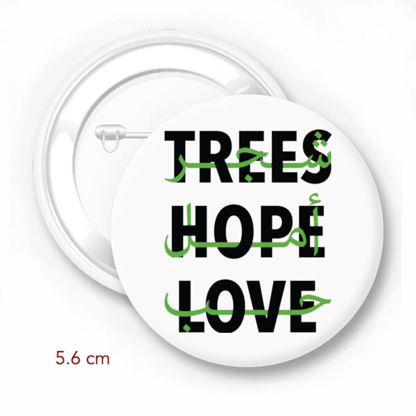 Trees. Love. Hope Pin Thumbnail